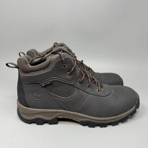 Timberland Mt. Maddsen Waterproof Boots Boys Size 7 Shoes Brown Leather